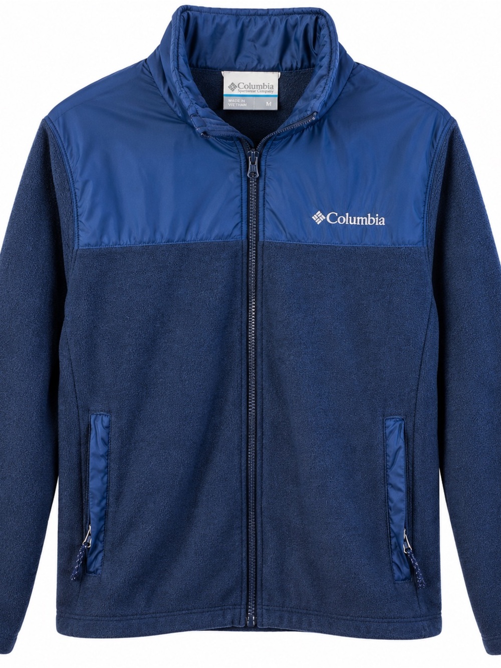 Columbia men’s ' Navy Blue Full-Zip Fleece Jacket
